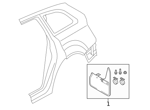 Exterior Trim - Quarter Panel for 2009 Audi Q5 #0