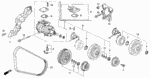 38827PH7003 - Body/Air Conditioning: SCREW-WASHER (5X8) for Honda Image