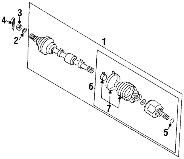 MR165585 - Driveline &amp; Axles: Cv Axle Assembly for Mopar Image