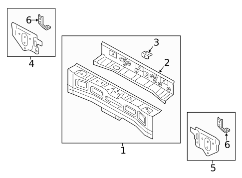 Rear Body for 2015 Mitsubishi Outlander #0