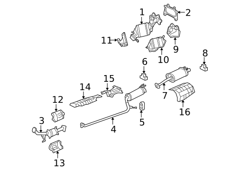 Exhaust Manifold for 2009 Honda Civic #0