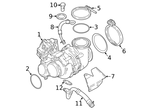 Turbocharger & Components for 2018 BMW 540d xDrive #0