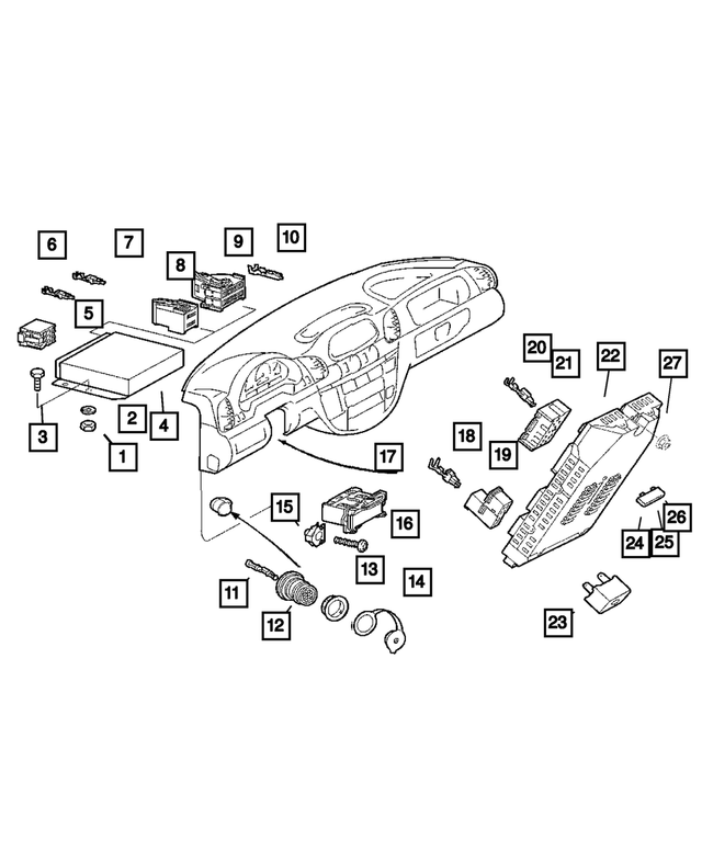 5117562AB - : Powertrain Control Module for Mopar Image