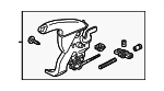 47105TK4A02ZB - Body: Park Brake Handle for Acura Image