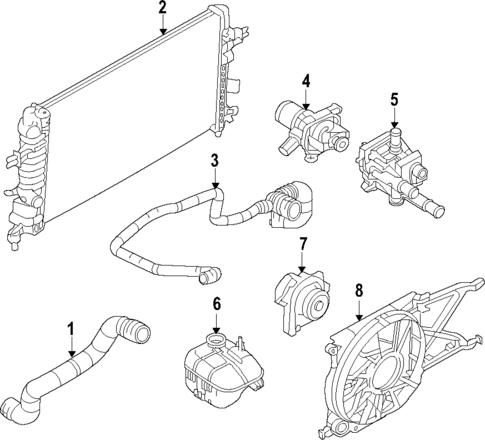 Cooling System for 2008 Saturn Astra #0