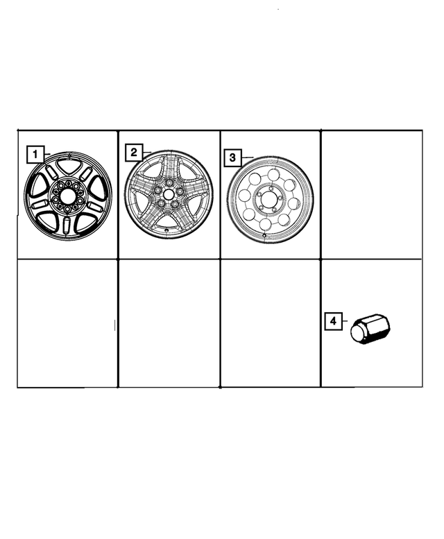 5FV63S4AAE - Wheels, Covers and Jacks: Steel Wheel for Mopar Image