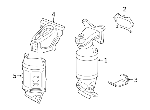 Exhaust Manifold for 2008 Honda Accord #0