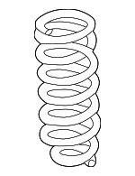48231AB010 - Suspension: 2003-2008 Toyota - Coil Spring for Toyota: Corolla, Matrix Image