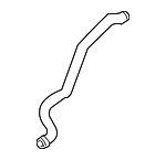 30680918 - Cooling System: Lower Hose for Volvo: C70, S60, V70, XC70 Image
