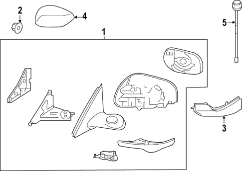 Outside Mirrors for 2025 INFINITI QX55 #0