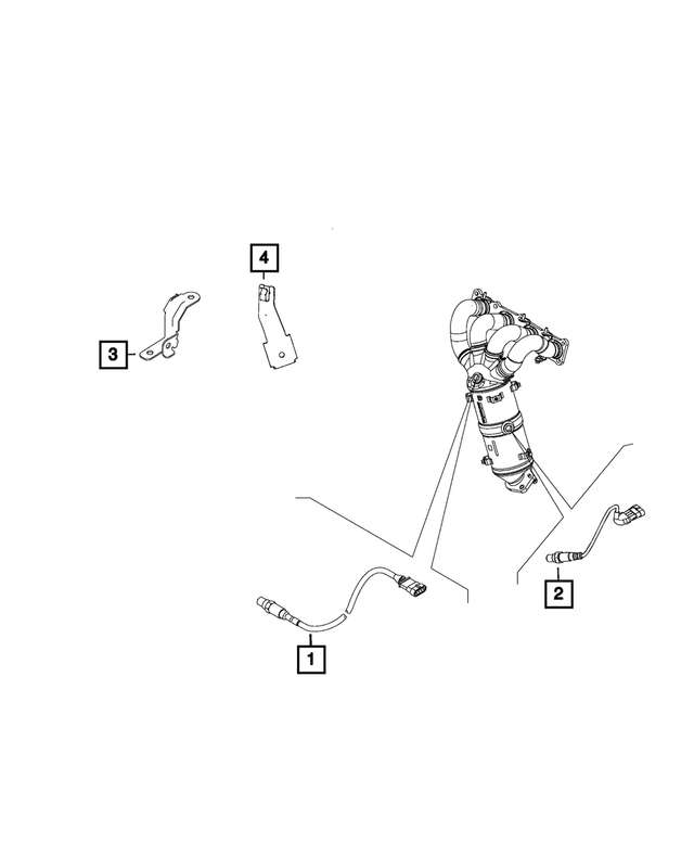 68492338AA - : Oxygen Sensor for Mopar Image