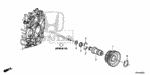 23515RPC030 - Transmission - Automatic: GEAR, IDLE for Honda Image