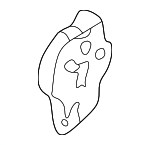 60821S84000ZZ - Body: Tie Down Hook for Honda: Accord Image