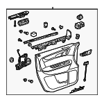 84076521 - Body: Door Trim Panel for Chevrolet: Traverse Image