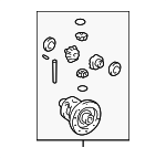 4130121030 - Universals &amp; Rear Axle: Differential for Toyota: Matrix, Venza Image