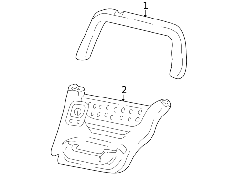 Interior Trim - Side Door for 2005 Chevrolet Venture #0