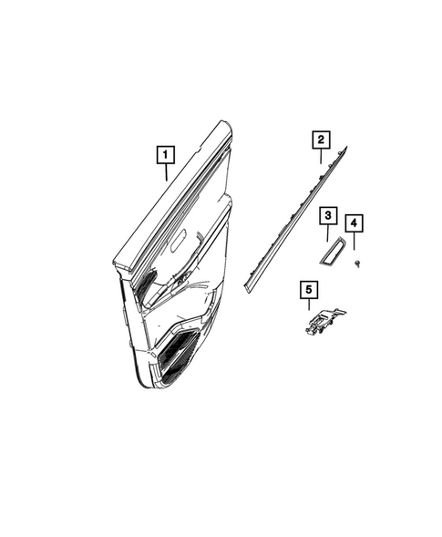 Door Trim Panels - Front and Rear for 2026 Jeep Cherokee #1
