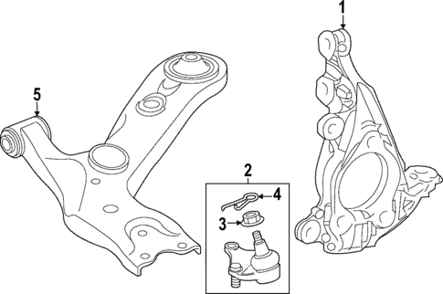 Suspension Components for 2024 Toyota bZ4X #1