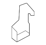 4M8810685A - Body: Upper Bracket Lower Bracket for Audi: Q8, RS Q8, SQ8 Image