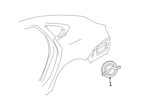 Exterior Trim - Quarter Panel for 2015 Chevrolet Impala #0