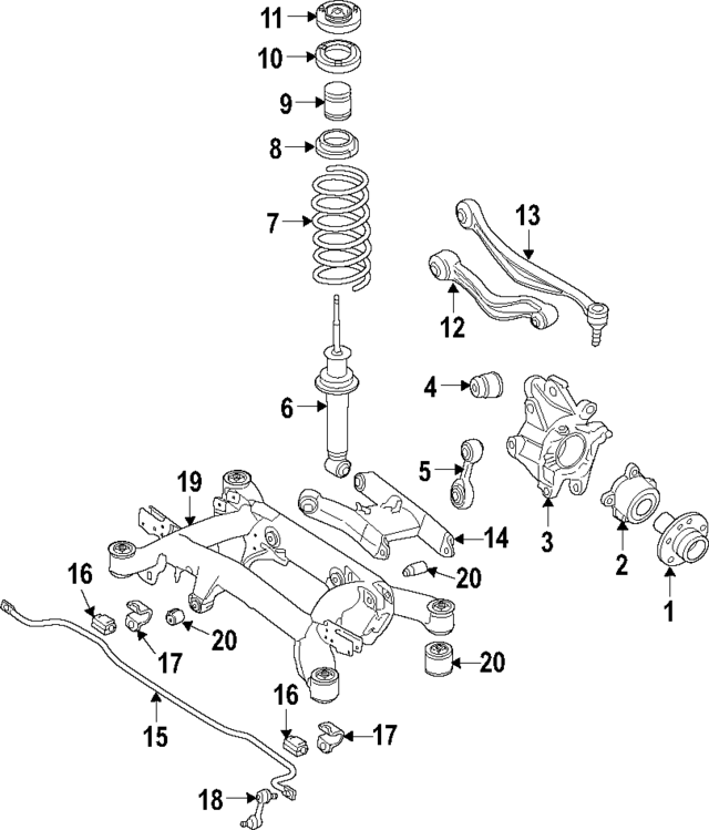 33536786659 - Suspension: Coil Spring for BMW Image