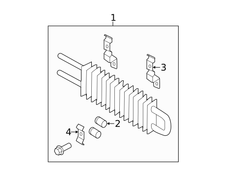 Power Steering Oil Cooler for 2015 INFINITI Q70 #0