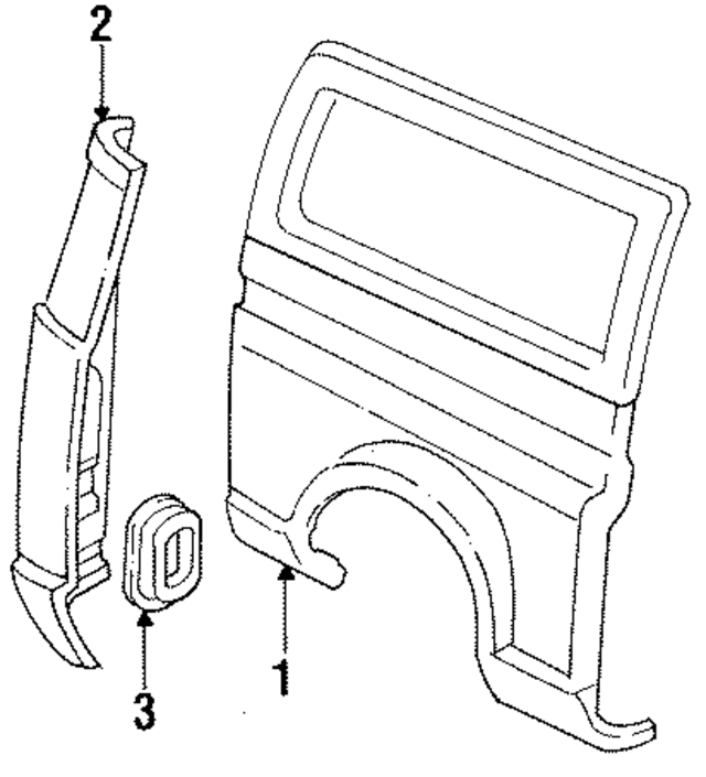 E7UZ15278A97A - Body: Panel Assembly for Ford: E-150 Econoline, E-150 Econoline Club Wagon, E-250 Econoline, E-250 Econoline Club Wagon, E-350 Econoline, E-350 Econoline Club Wagon Image