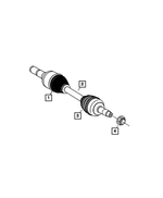 R5189279AA - : Axle Half Shaft, Left, Remanufactured for Mopar Image