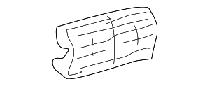 25667445 - : Air Deflector for Cadillac: DeVille, Seville Image