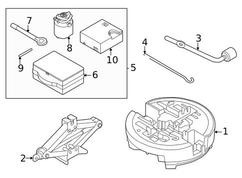 Jack & Components for 2023 Genesis GV80 #0