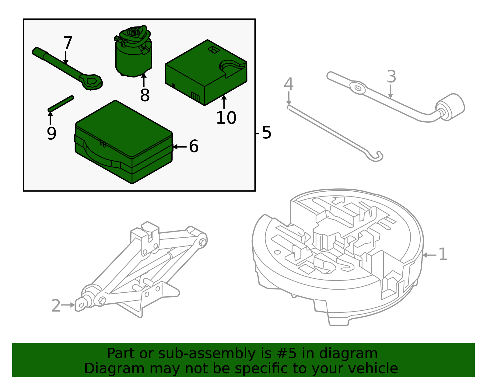 09130-T6000 - High-Quality Tool Kit for 2021-2024 Genesis GV80 ...