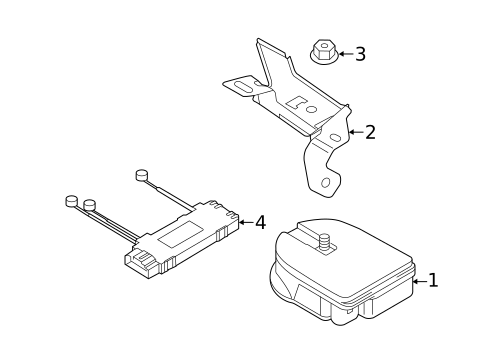 Anti-Theft Components for 2012 Volkswagen Touareg #0
