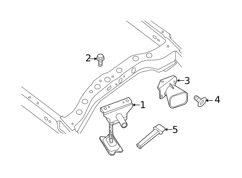 Spare Tire Carrier for 2015 Nissan NV3500 #0