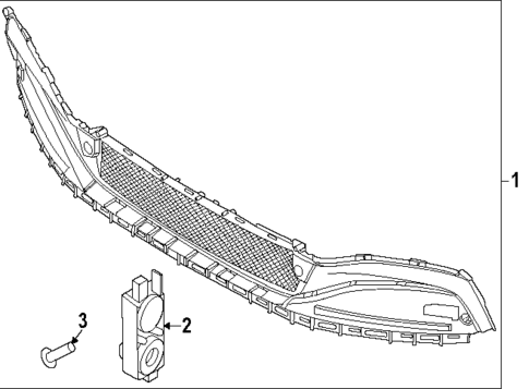 Grille & Components for 2024 Ford Mustang Mach-E #0