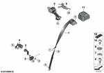 52207469272 - : Rear Center Upper Belt for BMW Image