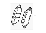 D4060-9HE0B - : Rear Pads for Nissan Image