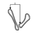 135060S020 - Engine: Timing Chain for Lexus: GS F, GS460, GX460, IS F, IS500, LC500, LS460, LS600h, RC F Image