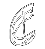 8W0615312D - : Splash Shield for Audi: Q5, Q5 PHEV, Q7, Q8 Image