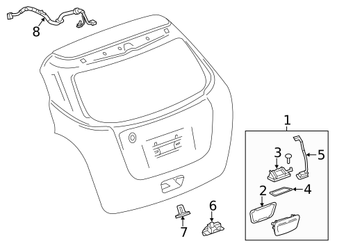 Lock & Hardware for 2022 Buick Encore #2