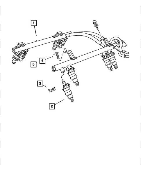 Fuel Rail for 2007 Jeep Commander #0