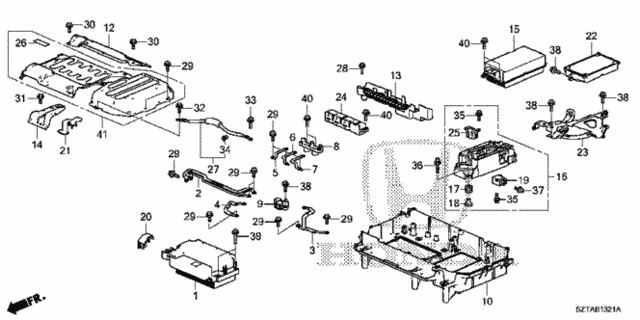 IMA Control Unit - Cover for 2016 Honda CR-Z #0