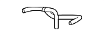 45160FL010 - Cooling System: Overflow Hose for Subaru: Crosstrek Image
