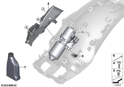 Spring Strut, Mounted Parts for 2024 BMW-Motorrad R 1300 RT #1