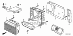90120PZA000 - Electrical/Exhaust/Heater/Fuel: BOLT, FLANGE (6X12) for Honda Image