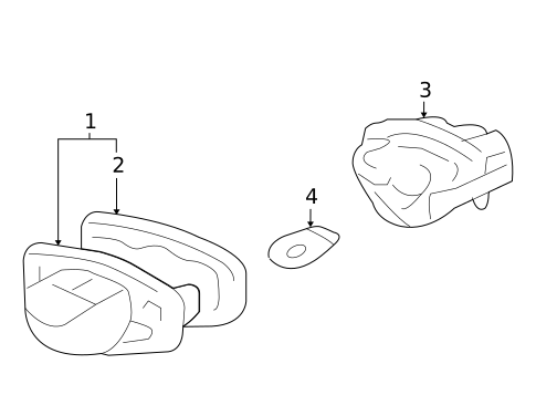 License Lamps for 2008 Honda Fit #0