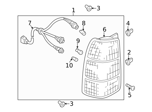Bulbs - Chassis for 2001 Mazda MPV #0