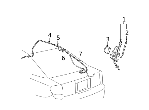 Antenna & Radio for 2004 Toyota Celica #1