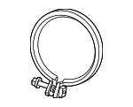 18307606136 - Exhaust: Catalytic Converter Clamp for BMW Image