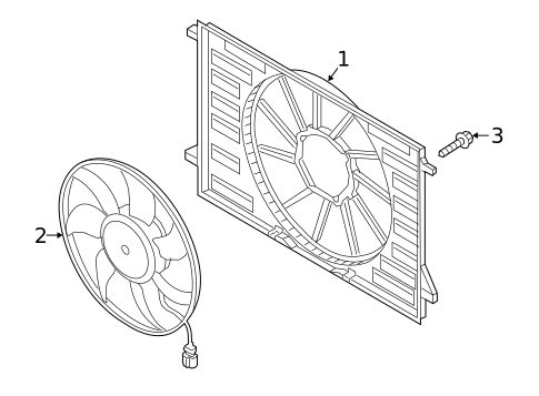 Cooling Fan for 2022 Audi A6 Quattro #0