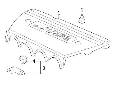 Engine Appearance Cover for 2007 Honda CR-V #0
